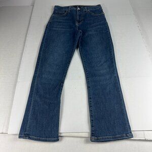 Veronica Beard Jeans Women's 27x25* Carly High Rise Kick Flare Blue Denim Tag 27